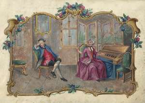 Lot 2457, Auction  112, Stammbuch, Johann Friedrich Hänel