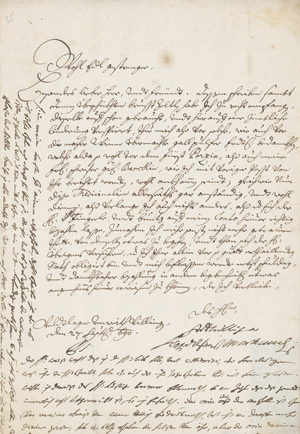 Los 2605 - Montecuccoli, Leopold Fürst - Brief 1690 aus dem Feldlager - 0 - thumb