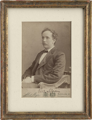 Lot 2765, Auction  112, Strauss, Richard, Signiertes Kabinettfoto