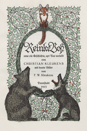 Lot 3119, Auction  112, Kleukens, Christian und Ernst Ludwig Presse, Reinke Voß