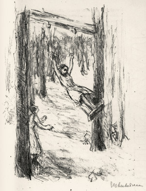Los 3320 - Fontane, Theodor und Liebermann, Max - Effi Briest. Lithos von Liebermann - 0 - thumb