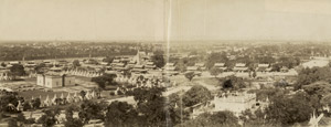 Lot 4029, Auction  112, Burma, Panorama view of Mandalay