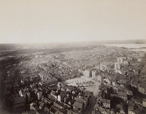 Lot 4058, Auction  112, Koppmann, Georg, Aerial view of Hamburg