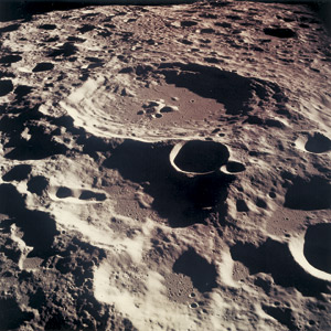 Lot 4260, Auction  112, NASA, Crater Daedalus on the dark side of the Moon, Apollo 11