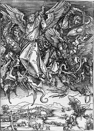 Los 5069 - Dürer, Albrecht - Michaels Kampf mit dem Drachen - 0 - thumb