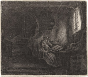Lot 5665, Auction  112, Rembrandt Harmensz. van Rijn, Der hl. Hieronymus im Zimmer