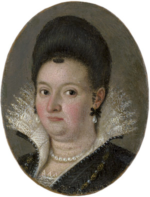 Lot 6020, Auction  112, Französisch oder Italienisch, Anfang 17. Jh. Bildnis einer Dame mit hohem Spitzenkragen