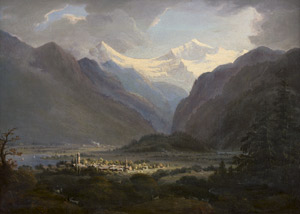 Los 6101 - Schweizerisch - 19. Jh. Blick auf Interlaken mit der Jungfrau - 0 - thumb