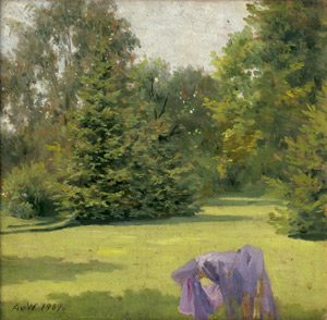 Los 6245 - Werner, Anton von - Der Garten des Künstlers in Wannsee - 0 - thumb