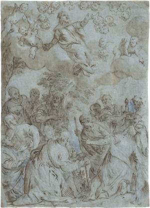 Lot 6400, Auction  112, Caliari, Carletto, Die Himmelfahrt Christi