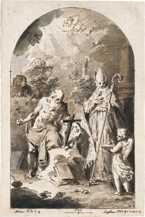 Los 6456 - Novelli, Pietro Antonio - Heiliger Hieronymus und Nikolaus - 0 - thumb