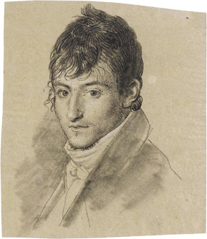 Los 6485 - Lemoine, Jacques Antoine Marie - Bildnis eines jungen Mannes (Selbstportrait des Künstlers?) - 0 - thumb