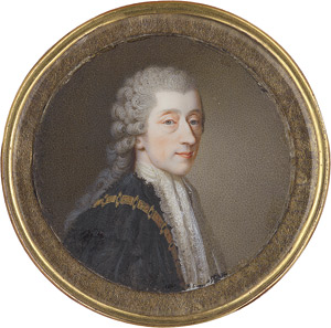 Lot 6877, Auction  112, Liotard, Jean-Étienne - Werkstatt, Bildnis des Wenzel Anton Graf Kaunitz-Rietberg (1711 Wien - 1794 Mariahilf / Wien)  in schwarzer Tracht des Ordens vom Goldenen Vlies