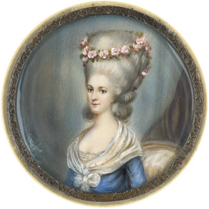 Los 6918 - Ducreux, Joseph - nach - Bildnis der Princesse de Lamballe (1749-1792) mit Rosengirlande im Haar  - 0 - thumb