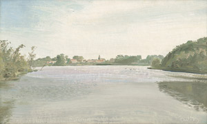 Lot 7034, Auction  112, Bluth, Manfred, Ansicht Dobbrowik vom Bauernsee (Dobbrikow)