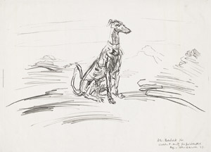 Lot 7202, Auction  112, Kokoschka, Oskar, Windhund