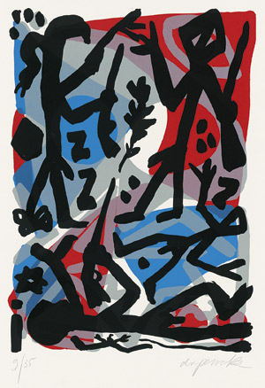 Lot 7322, Auction  112, Penck, A. R., Bewaffnete Männer