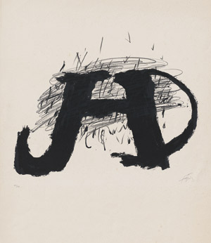 Lot 7366, Auction  112, Tàpies, Antoni, Ohne Titel 