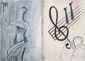 Los 8290 - Polke, Sigmar - Ohne Titel (Notenschlüssel) - 0 - thumb