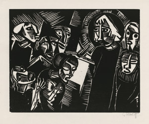 Lot 8316, Auction  112, Schmidt-Rottluff, Karl, Christus und die Ehebrecherin