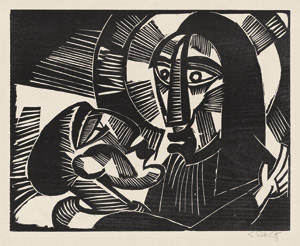 Lot 8317, Auction  112, Schmidt-Rottluff, Karl, Christus und Judas