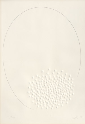 Lot 8341, Auction  112, Uecker, Günther, Hommage à Fontana