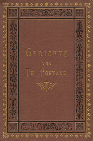 Lot 556, Auction  113, Fontane, Theodor, Gedichte (zweite Auflage)