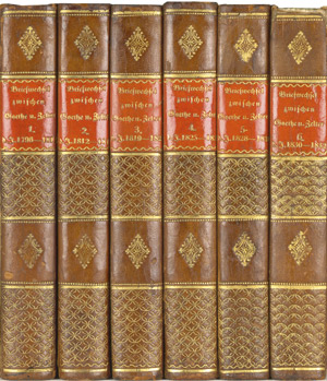 Lot 579, Auction  113, Goethe, Johann Wolfgang von, Briefwechsel zwischen Goethe und Zelter