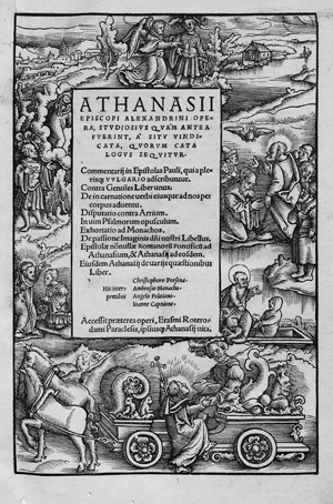 Lot 1023, Auction  113, Athanasius Alexandrinus, Opera