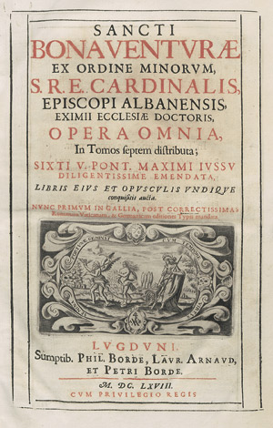 Lot 1065, Auction  113, Bonaventura, Opera omnia