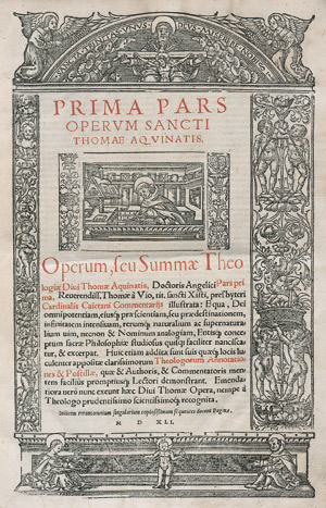 Lot 1271, Auction  113, Thomas von Aquin, Operum seu Summa Theologiae