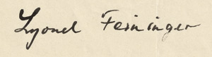 Lot 2304, Auction  113, Feininger, Lyonel, Brief 1931 an Albert Buesche