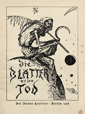 Lot 3314, Auction  113, Kubin, Alfred, Die Blätter mit dem Tod