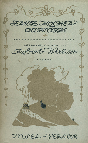 Lot 3510, Auction  113, Walser, Robert, Fritz Kocher's Aufsätze