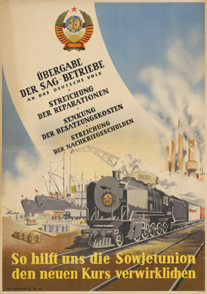 Lot 3594, Auction  113, Übergabe der SAG-Betriebe, So hilft uns die Sowjetunion 