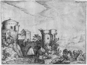 Lot 5044, Auction  113, Bruegel d. Ä., Pieter - nach, Flusslandschaft mit einer Burg