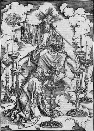 Lot 5080, Auction  113, Dürer, Albrecht, Johannes erblickt die sieben Leuchter