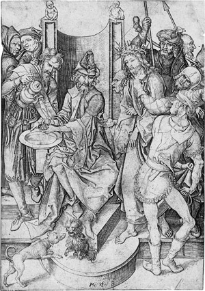 Lot 5249, Auction  113, Schongauer, Martin, Christus vor Pilatus