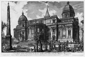Lot 5344, Auction  113, Piranesi, Giovanni Battista, Veduta della Facciata di dietro della Basilica di S. Maria Maggiore
