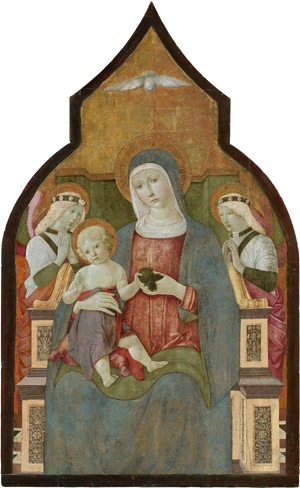 Lot 6020, Auction  113, Giovanni, Benvenuto di, Madonna mit Christuskind und Engeln