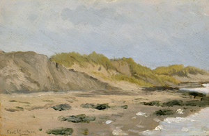 Lot 6145, Auction  113, Locher, Carl Ludvig, "Skagens Sanderstrand": Dünen am Strand von Skagen