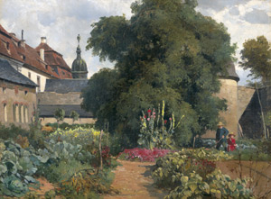 Lot 6179, Auction  113, Bolze, Carl, Garten in Kloster Ebrach bei Bamberg