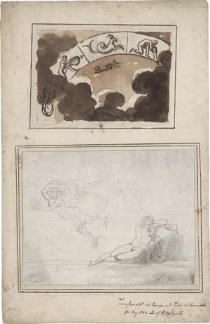 Lot 6726, Auction  113, Abildgaard, Nicolai Abraham, Tierkreiszeichen und mythologische Szene