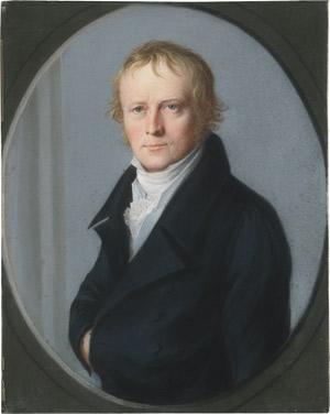 Lot 6736, Auction  113, Deutsch, um 1800/1810. Portraitpaar in ovalen Nischen.