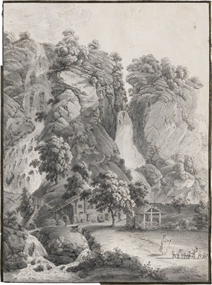 Lot 6759, Auction  113, Lory, Gabriel, Dorfbach- und Alpbachfall bei Meiringen