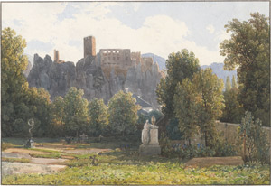 Lot 6782, Auction  113, Ender, Thomas, Blick auf die Burgruine Rauheneck bei Wien