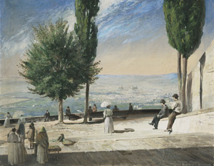 Lot 6844, Auction  113, Weblus, Martin, Florenz von einer Piazzetta in Fiesole gesehen