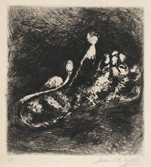 Lot 7064, Auction  113, Chagall, Marc, Le Fables de la Fontaine: "Le Lion et le Moucheron"