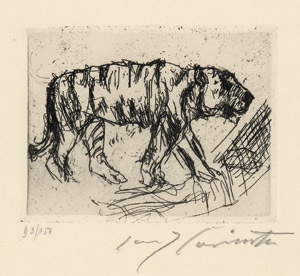 Lot 7070, Auction  113, Corinth, Lovis, Tiger