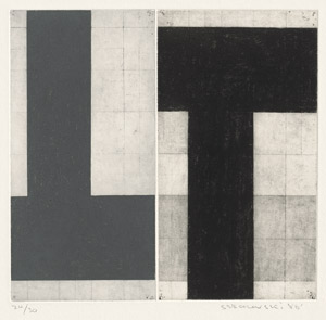 Lot 7415, Auction  113, Seborovski, Carole, "Two T Shapes"